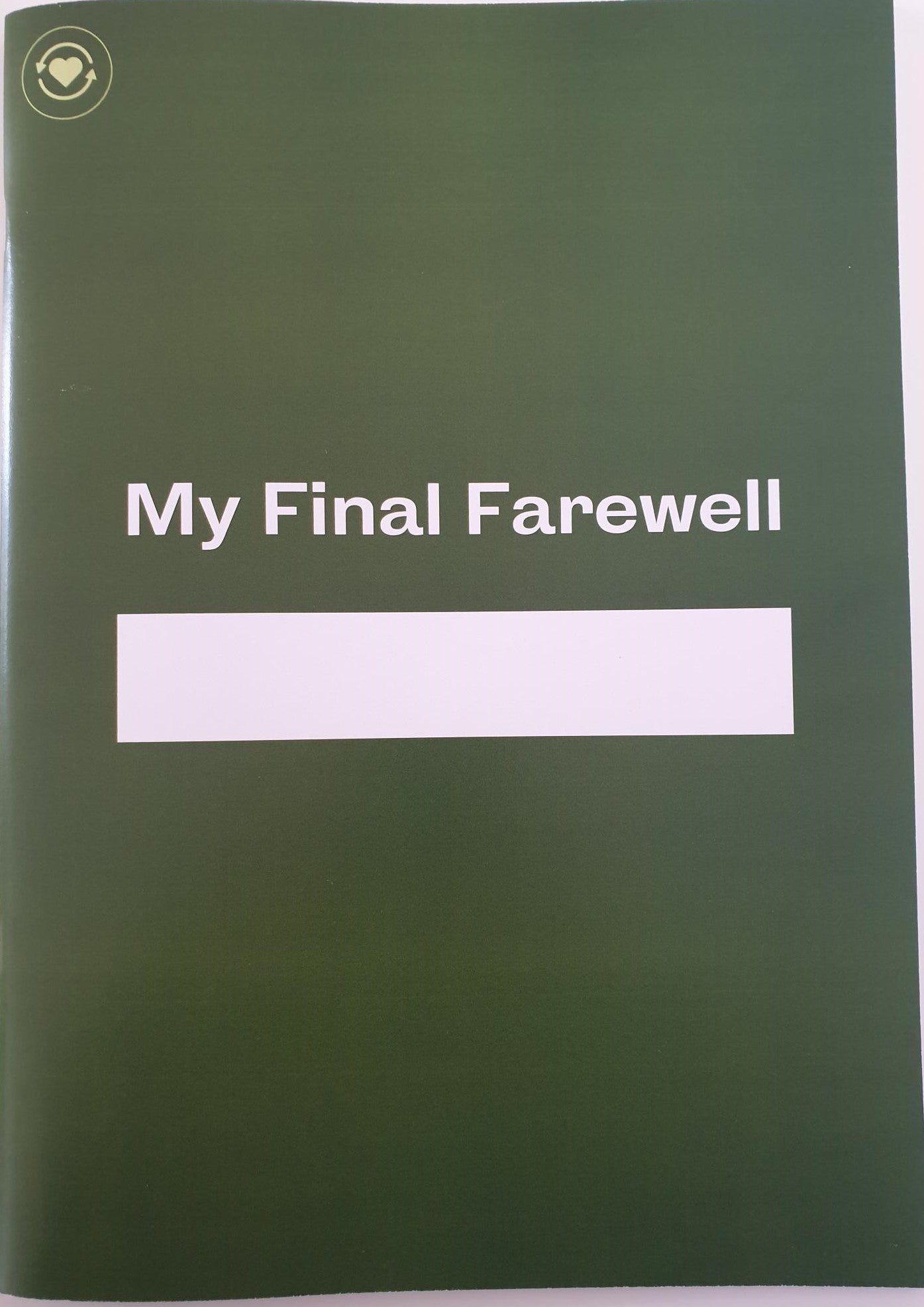 My Final Farewell Simply Green Printed