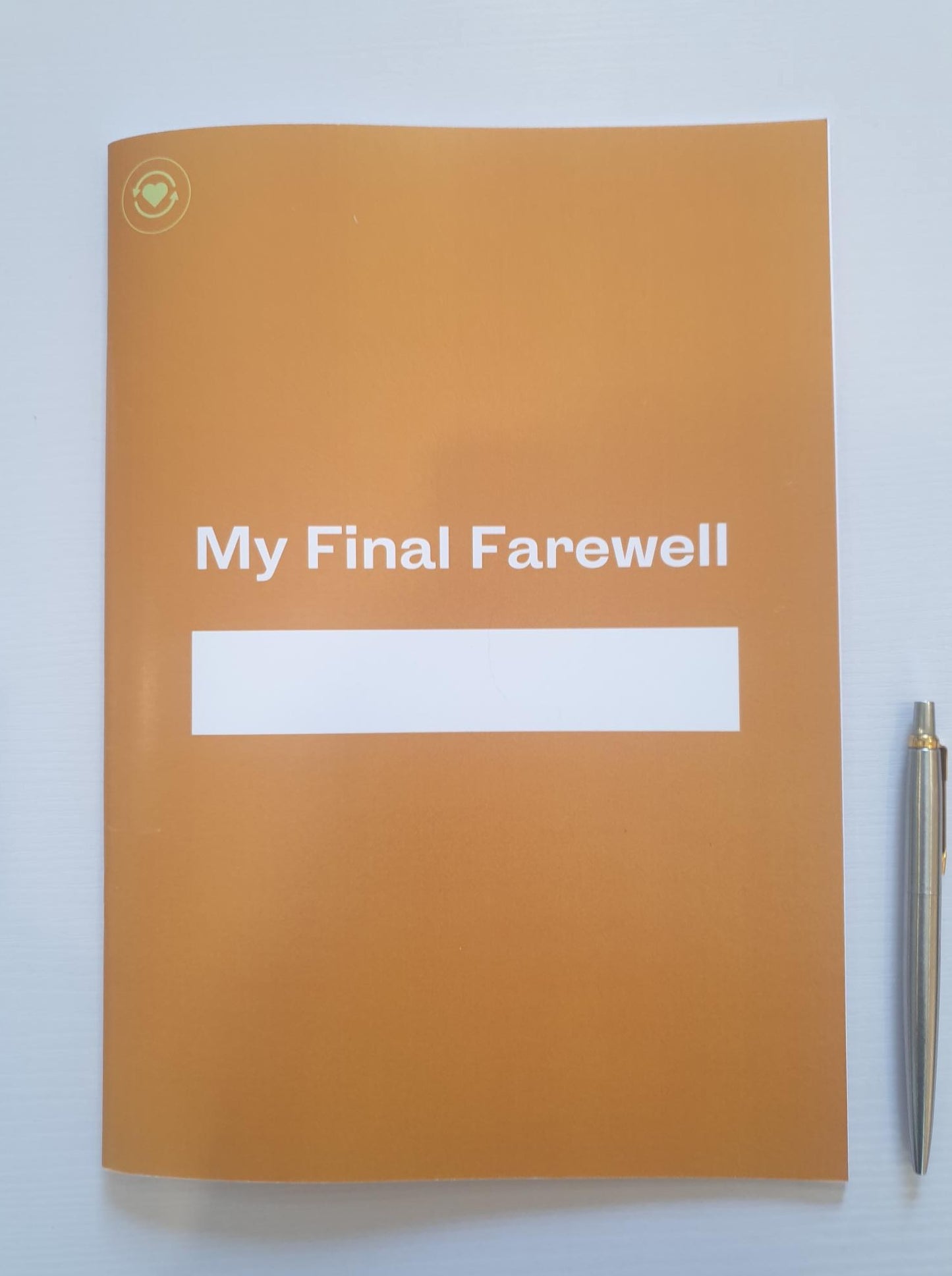 My Final Farewell Simply Orange Printed