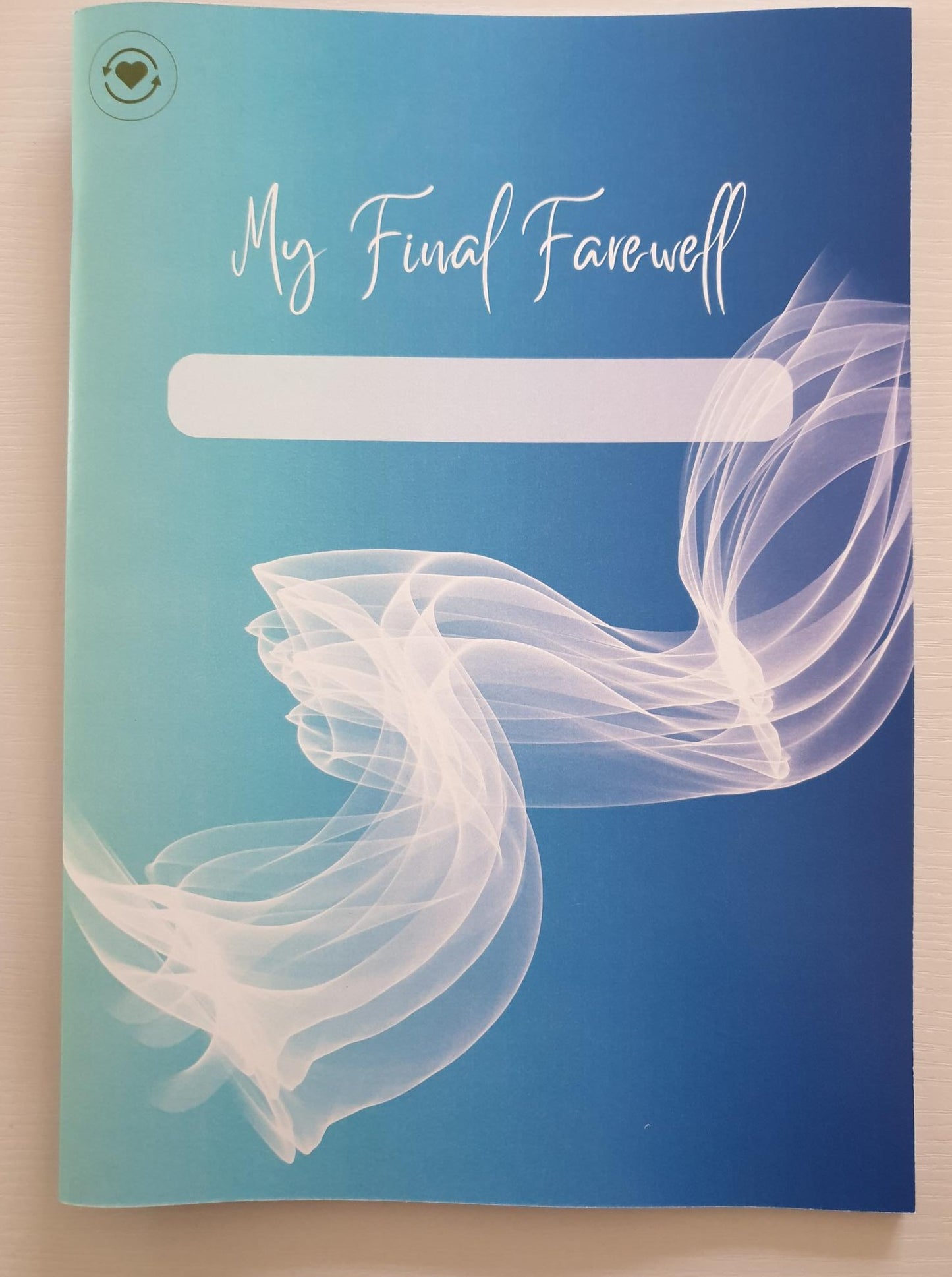 My Final Farewell Futuristic Blue Printed