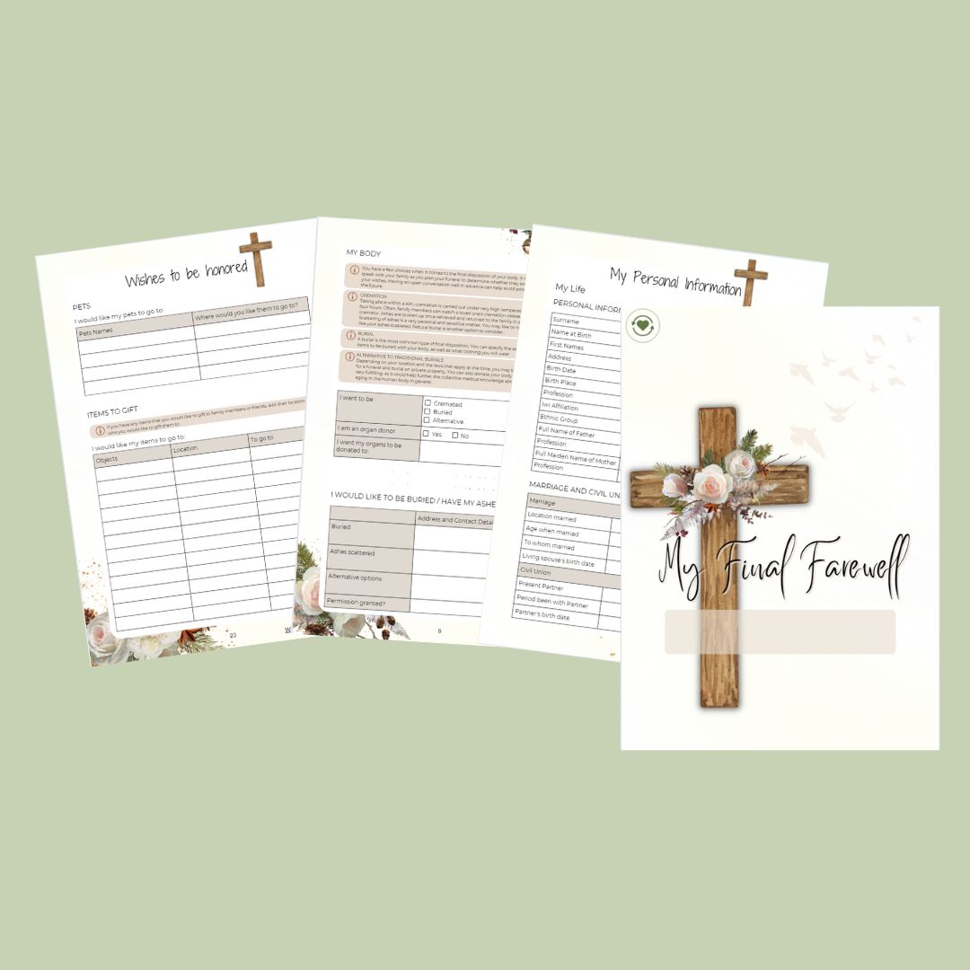 My Final Farewell Christ Printed