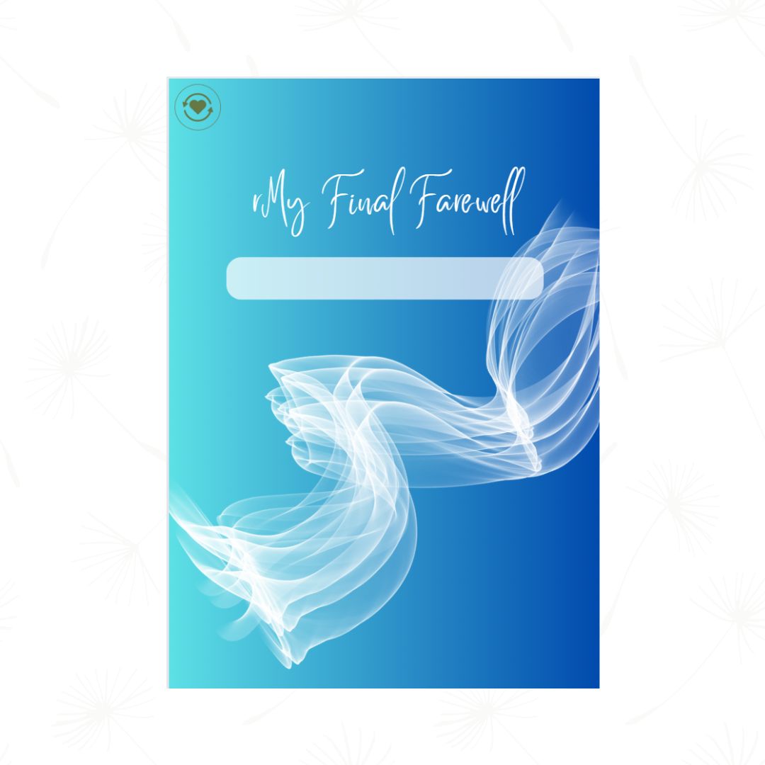 My Final Farewell Futuristic Blue Digital