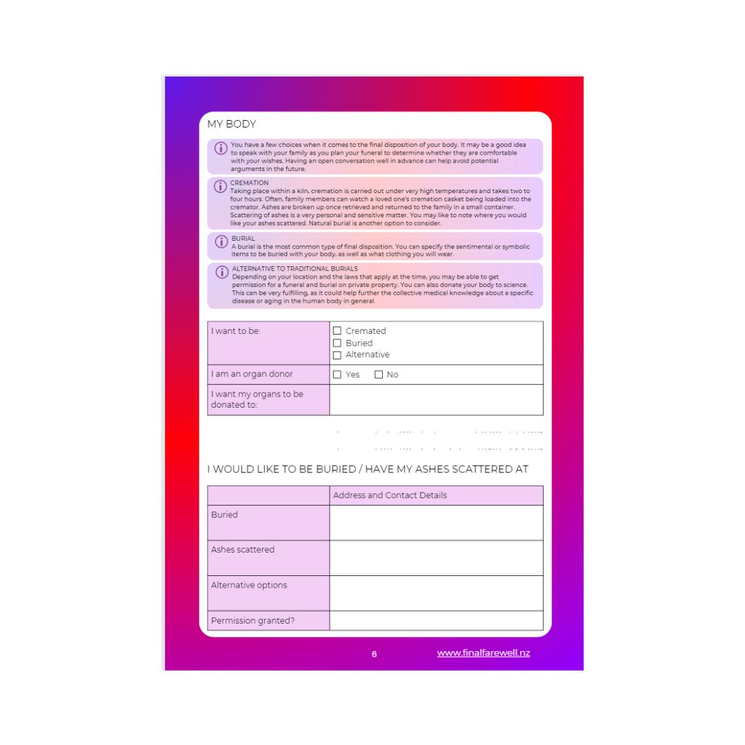 My Final Farewell Futuristic Purple Digital