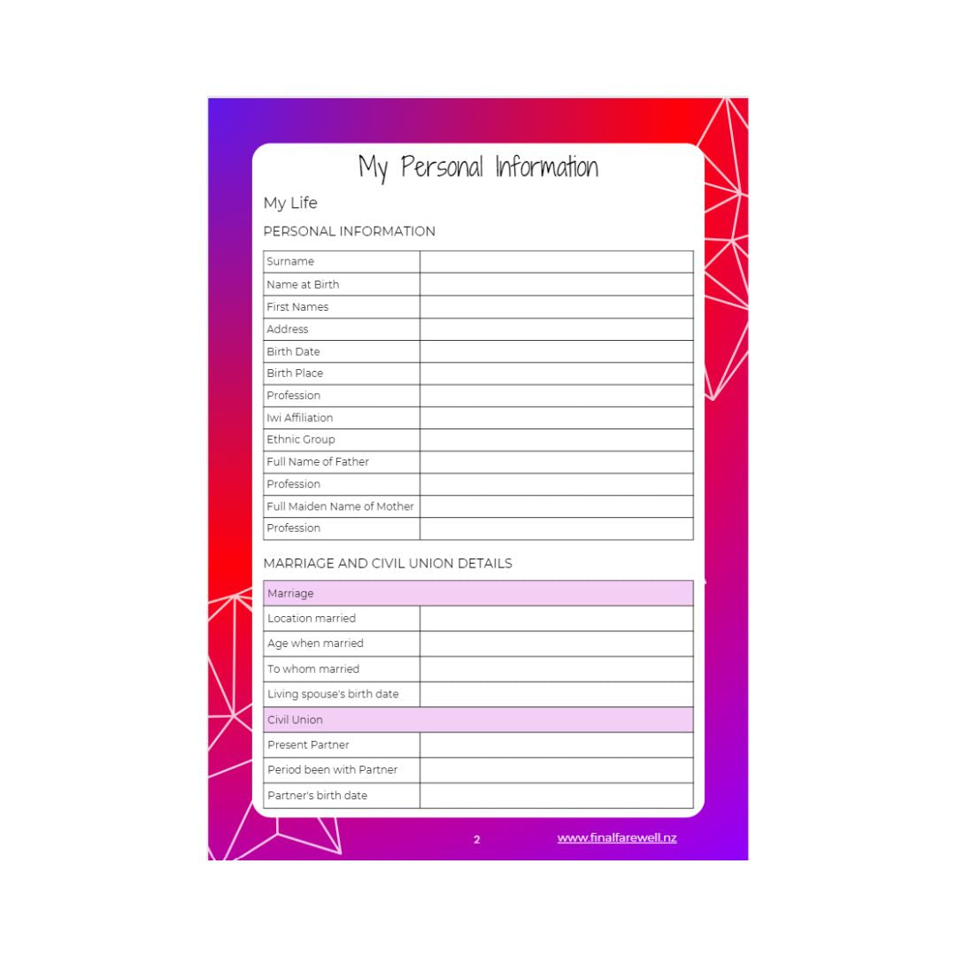 My Final Farewell Futuristic Purple Digital