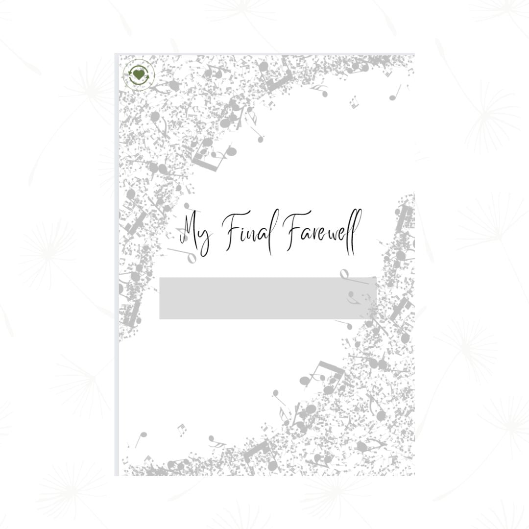 My Final Farewell Musical Grey Printed